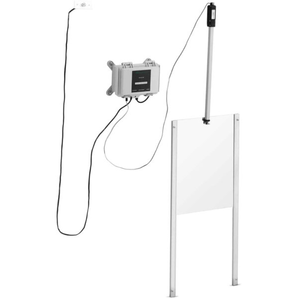Automatyczna klapa drzwi do kurnika z czujnikiem światła i blokowaniem 12 V LCD 1 10280181 1