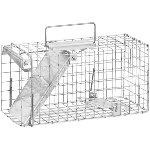 Żywołapka pułapka na kuny szczury lisy 35 x 17 x 20 cm oczka 25 x 25 mm 1 10280296 1