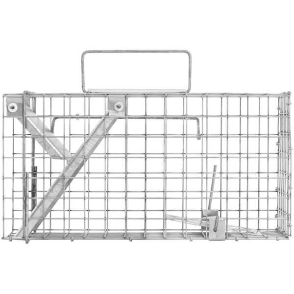 Żywołapka pułapka na kuny szczury lisy 35 x 17 x 20 cm oczka 25 x 25 mm 4 10280296 4
