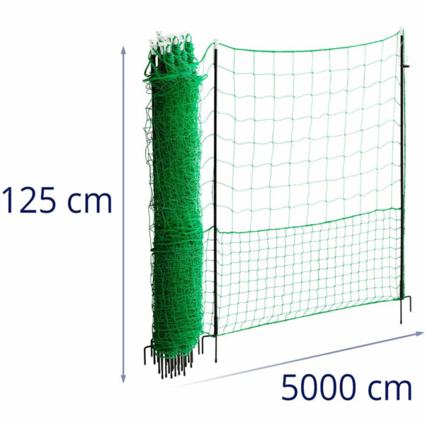 Siatka ogrodzenie ochronne hodowlane dla kur drobiu 1,25 x 50 m 8 10280305 8
