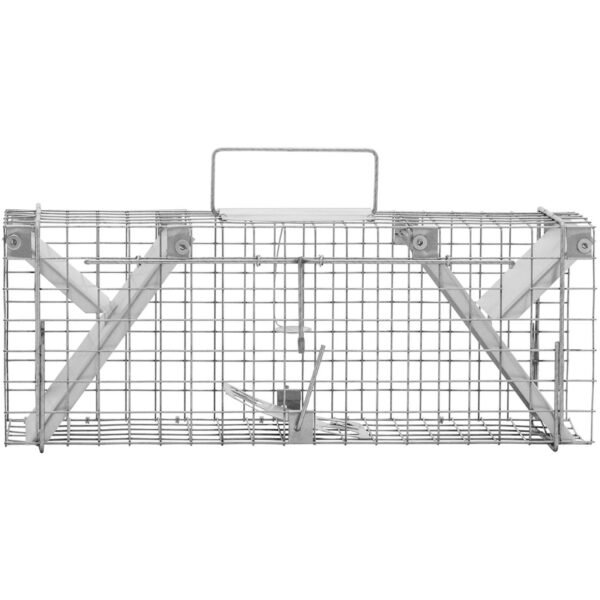 Żywołapka pułapka na kuny szczury gryzonie dwustronna 50 x 20 x 17 cm oczka 25 x 25 mm 4 10280321 4