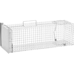 Żywołapka pułapka na kuny szczury i inne zwierzęta 82 x 26 x 26 cm oczka 25 x 25 mm 7 Żywołapka pułapka na kuny szczury i inne zwierzęta 82 x 26 x 26 cm oczka 25 x 25 mm - obrazek 2