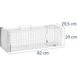 Żywołapka pułapka na kuny szczury i inne zwierzęta 82 x 26 x 26 cm oczka 25 x 25 mm 11 Żywołapka pułapka na kuny szczury i inne zwierzęta 82 x 26 x 26 cm oczka 25 x 25 mm - obrazek 6
