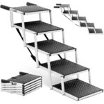 10280384 schody dla psa do samochodu skladane aluminiowe wys 71 cm do 68 kg 5 stopni ean 4062859178732 hurtownia sklep