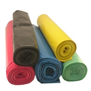 Worki na odpadki śmieci LDPE 35 mikr wiązane rolka 10szt. - niebieskie 60L 3 Worki na odpadki śmieci LDPE 35 mikr wiązane rolka 10szt. - niebieskie 60L - obrazek 2