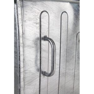 Metalowy kontener na odpady śmieci popiół ogniotrwały 1100L EU 16 Metalowy kontener na odpady śmieci popiół ogniotrwały 1100L EU - obrazek 8