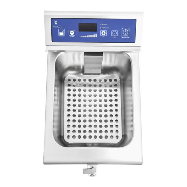 Frytownica frytkownica indukcyjna z kranem 230V Royal Catering 10L 8 1145 9