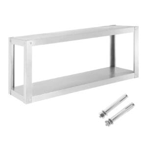 Półka wisząca ścienna podwójna 38 x 120 x 50 cm Royal Catering 5 Półka wisząca ścienna podwójna 38 x 120 x 50 cm Royal Catering - obrazek 1