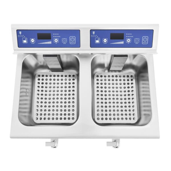 Frytownica frytkownica podwójna indukcyjna 7000W 230V Royal Catering 2x 10L 8 1343 7