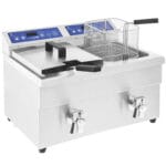 1343 frytownica frytkownica podwojna indukcyjna 7000w 230v royal catering 2x 10l