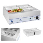 1387 bemar podgrzewacz wodny z kranem 6 x gn 1 3 2000w 230v royal catering