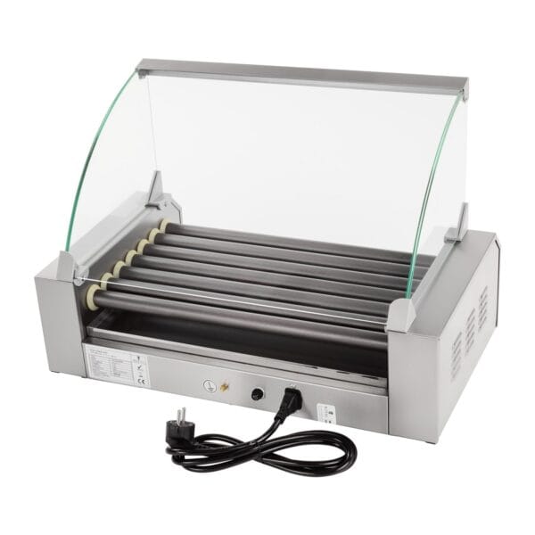 Grill rolkowy z szybą Roller grill z rolkami z teflonu 7T 3 1470 4