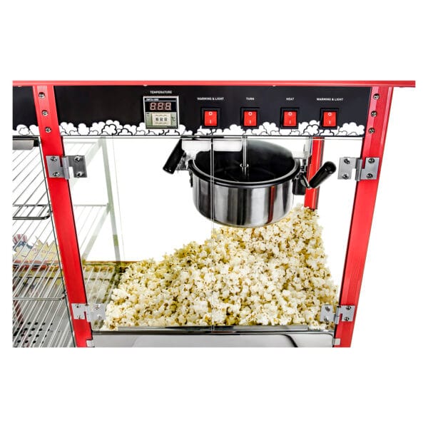 Maszyna do popcornu z witryną grzewczą Royal Catering 2 1532 10