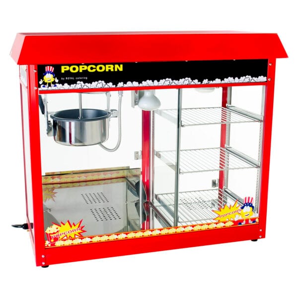 Maszyna do popcornu z witryną grzewczą Royal Catering 5 1532 3