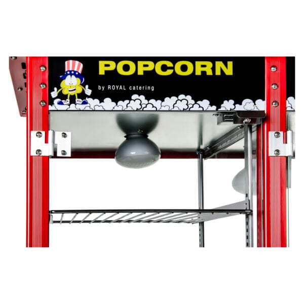 Maszyna do popcornu z witryną grzewczą Royal Catering 10 1532 8