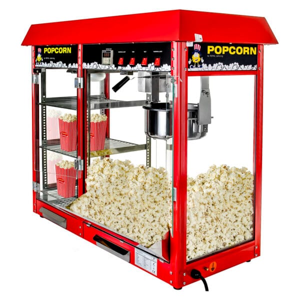Maszyna do popcornu z witryną grzewczą Royal Catering 1 1532 maszyna do popcornu z witryna grzewcza royal catering royal catering hurtownia tanio cena