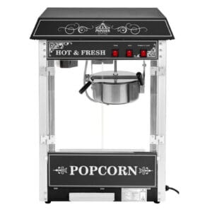 Profesjonalna wydajna maszyna do popcornu nastawna 230V 1.6kW czarna 19 Profesjonalna wydajna maszyna do popcornu nastawna 230V 1.6kW czarna - obrazek 10
