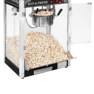 Profesjonalna wydajna maszyna do popcornu nastawna 230V 1.6kW czarna 13 Profesjonalna wydajna maszyna do popcornu nastawna 230V 1.6kW czarna - obrazek 4