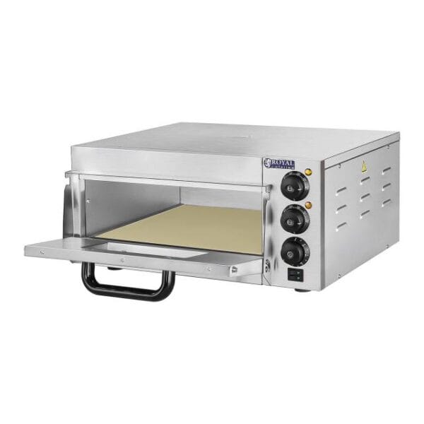 Piec do pizzy 1x40cm jednokomorowy 2000W 230V Timer 120min Royal Catering 1 1570 piec do pizzy jednokomorowy 2000w royal catering 1570 hurtownia sklep cena tanio