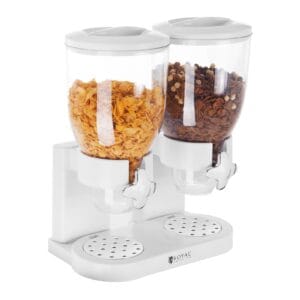 Dozownik dyspenser do produktów sypkich płatków muesli bakalii kawy 2 x 3.5L 6 Dozownik dyspenser do produktów sypkich płatków muesli bakalii kawy 2 x 3.5L - obrazek 2