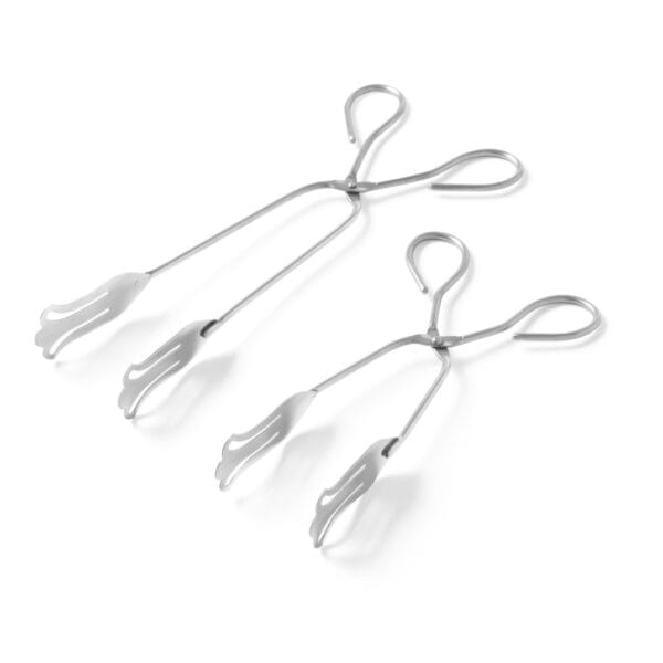 Szczypce cukiernicze stalowe do nakładania dł. 280 mm - Hendi 171622 1 171608 2