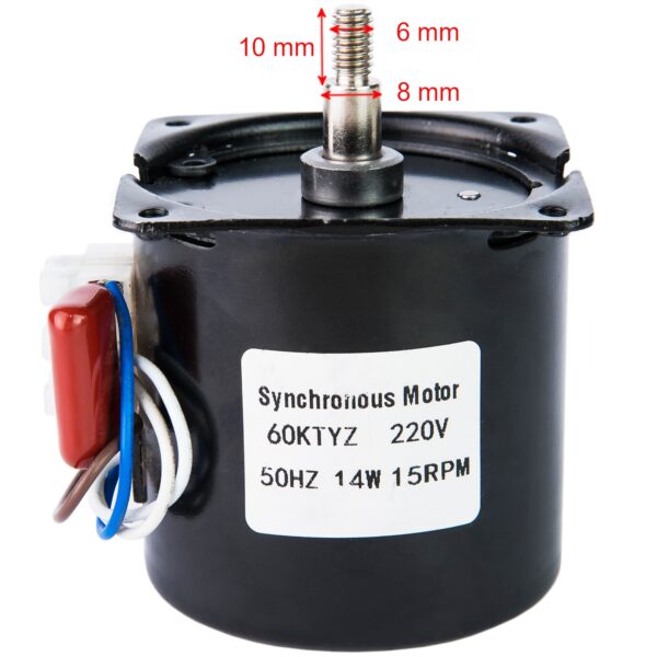 Silnik krokowy do maszyny do popcornu Royal Catering 230V 14W 15RPM 60KTYZ 3 19000151 3