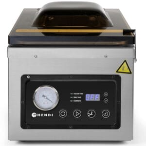 Pakowarka próżniowa komorowa z pompą olejową 260mm 1000W PROFI LINE 260 Hendi 201428 1 Pakowarka próżniowa komorowa z pompą olejową 260mm 1000W PROFI LINE 260 Hendi 201428 - obrazek 1