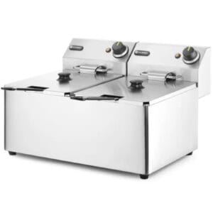 Frytownica gastronomiczna podwójna Kitchen Line 7kW 230V 2 x 8L - Hendi 205839 3 Frytownica gastronomiczna podwójna Kitchen Line 7kW 230V 2 x 8L - Hendi 205839 - obrazek 1