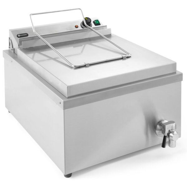 Smażalnik frytownica maszyna do smażenia pączków ryb z półką 12 l 3500 W - Hendi 205914 1 205914 1