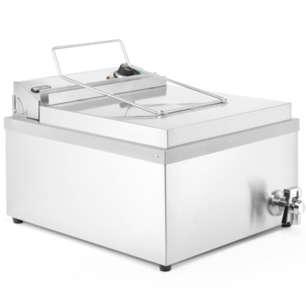 Smażalnik frytownica maszyna do smażenia pączków ryb z półką 12 l 3500 W - Hendi 205914 4 205914 4