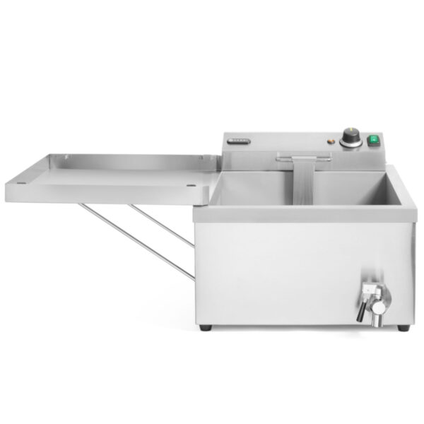 Smażalnik frytownica maszyna do smażenia pączków ryb z półką 12 l 3500 W - Hendi 205914 6 205914 6