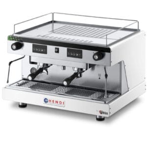 Ekspres kolbowy do kawy Top Line by WEGA 2 grupowy elektroniczny biały 3.7kW 1 Ekspres kolbowy do kawy Top Line by WEGA 2 grupowy elektroniczny biały 3.7kW - obrazek 1