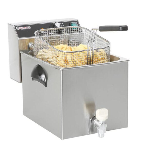 Frytownica z kranem Masterpro 230V 3.5kW 8L - Hendi 209202 1 209202 2
