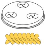 229361 koncowka do wyrobu makaronu fusilli swiderki 5 otworow sr 9 mm mpf2 5 4 hendi 229361 ean 8711369229361 hurtownia zielona gora