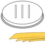 229385 koncowka do wyrobu makaronu pappardelle szerokie wstazki 5 otworow 16x1 mm mpf2 5 4 hendi 229385 ean 8711369229385 hurtownia zielona gora