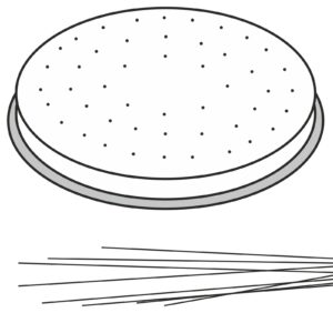 Końcówka do wyrobu makaronu CAPELLI D'ANGELO anielskie włosy 22 otwory śr. 1 mm MPF2.5/4 - Hendi 229408 1 Końcówka do wyrobu makaronu CAPELLI D'ANGELO anielskie włosy 22 otwory śr. 1 mm MPF2.5/4 - Hendi 229408 - obrazek 1