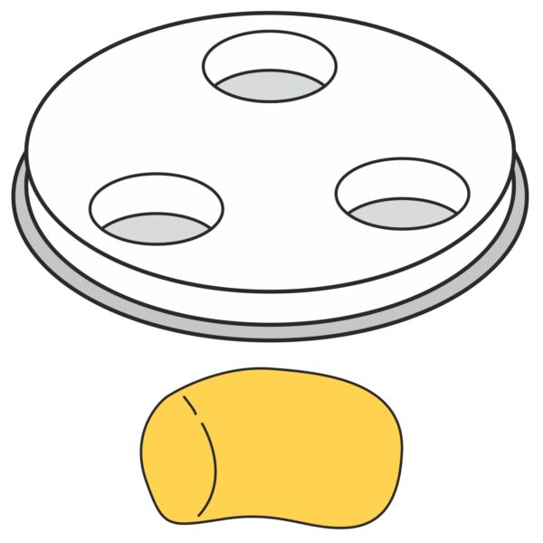229415 koncowka do wyrobu makaronu gnocchi grube pelne rurki 1 otwor sr 13 mm mpf2 5 4 hendi 229415 ean 8711369229415 hurtownia zielona gora