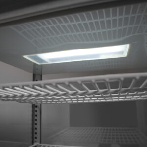 Witryna chłodnicza cukiernicza 3 półki 68L LED - czarna 10 Witryna chłodnicza cukiernicza 3 półki 68L LED - czarna - obrazek 5