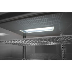 Witryna chłodnicza cukiernicza 4 półki 98L LED - czarna 10 Witryna chłodnicza cukiernicza 4 półki 98L LED - czarna - obrazek 5