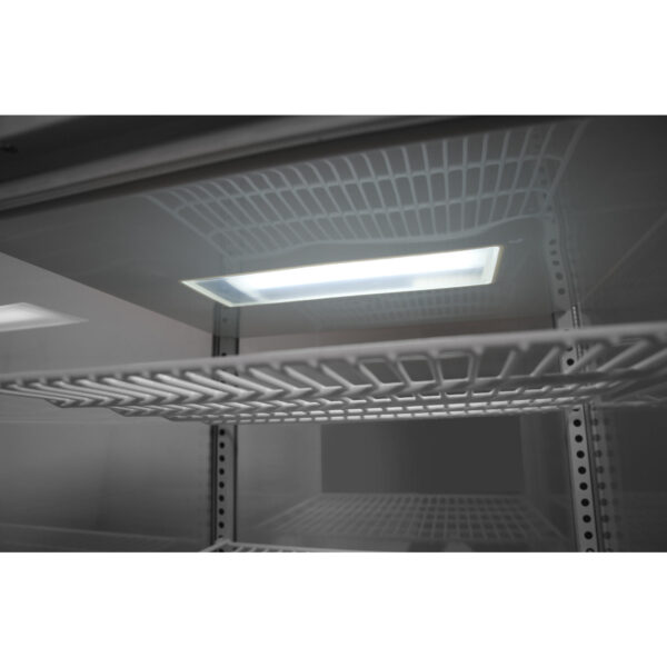 Witryna chłodnicza cukiernicza 4 półki 98L LED - czarna 4 233269 4
