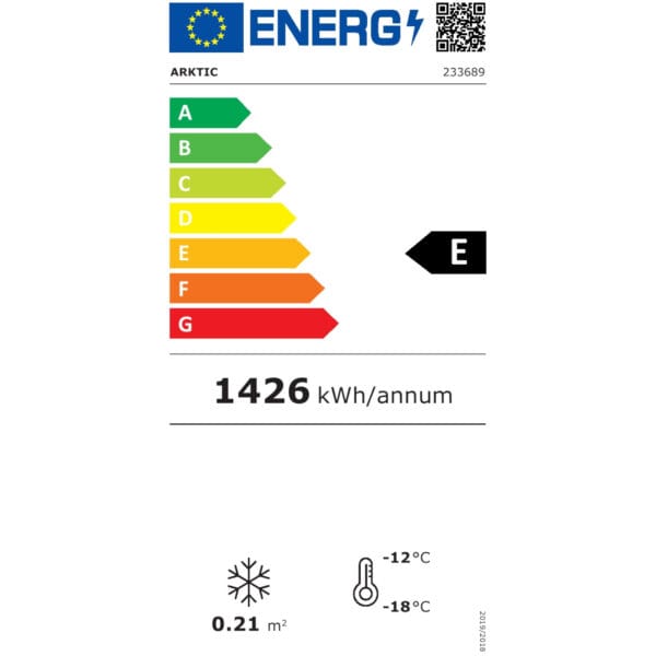 Witryna chłodnicza sałatkowa 8x GN 1/6 77L ARKTIC Hendi 233689 3 233689 eei e