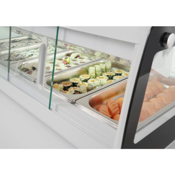 Witryna chłodnicza ekspozycyjna do sushi 5x GN 1/3 ARKTIC Hendi 233757 1 233757 2