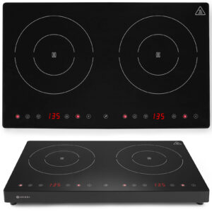 Kuchenka indukcyjna nastawna z panelem dotykowym 2 pola grzewcze Black Line śr. 22 cm 3500 W - Hendi 239414 3 Kuchenka indukcyjna nastawna z panelem dotykowym 2 pola grzewcze Black Line śr. 22 cm 3500 W - Hendi 239414 - obrazek 1