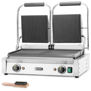 Kontakt grill kontaktowy ryflowany podwójny 3600W - Hendi 263709 6 Kontakt grill kontaktowy ryflowany podwójny 3600W - Hendi 263709 - obrazek 1