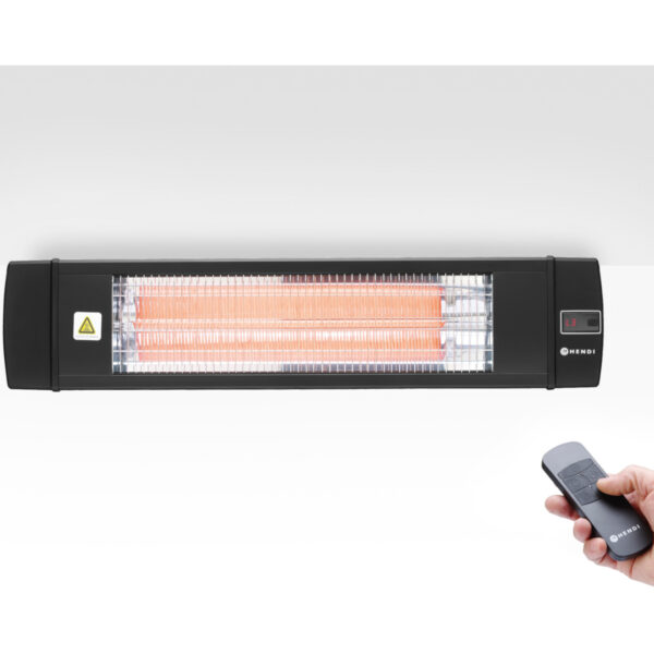 Promiennik podczerwieni lampa grzewcza tarasowa ścienna Bola 2500 W - Hendi 272428 1 272428 1