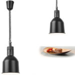 273852 lampa do podgrzewania potraw wiszaca cylindryczna stozkowa czarna sr 175mm 250w hendi 273852 hurtownia zielona gora