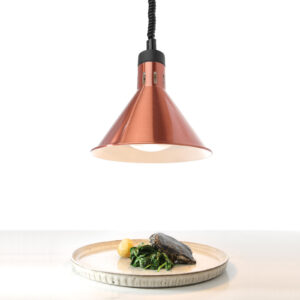 Lampa do podgrzewania potraw - wisząca stożkowa miedziana 250W 5 Lampa do podgrzewania potraw - wisząca stożkowa miedziana 250W - obrazek 3