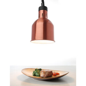 Lampa do podgrzewania potraw - wisząca cylindryczna stożkowa miedziana 250W 5 Lampa do podgrzewania potraw - wisząca cylindryczna stożkowa miedziana 250W - obrazek 3