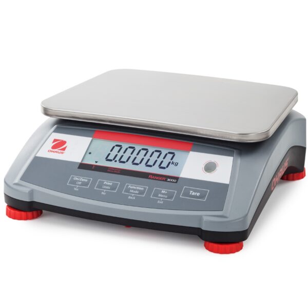 Waga stołowa przemysłowa kompaktowa elektroniczna RANGER 3000 6kg / 0.2g - OHAUS R31P6 1 30031704 1
