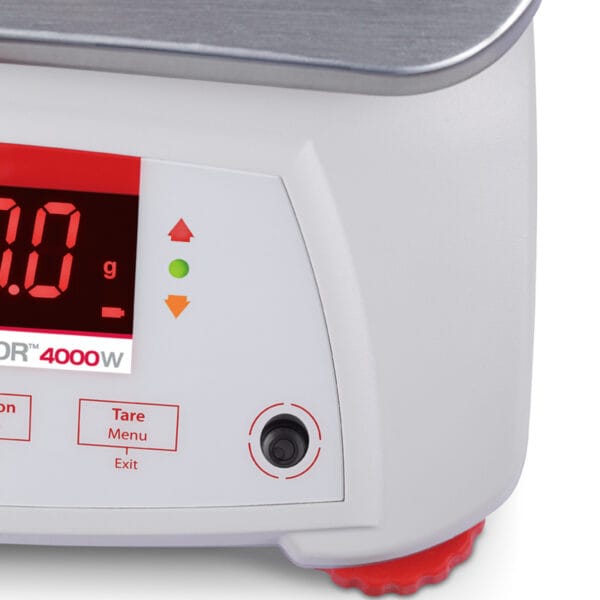 Waga VALOR 4000 z legalizacją kuchenna gastronomiczna wodoodporna IP68 LED 1.5Kg / 0.5g - OHAUS V41PWE1501T-M 4 30035653 5